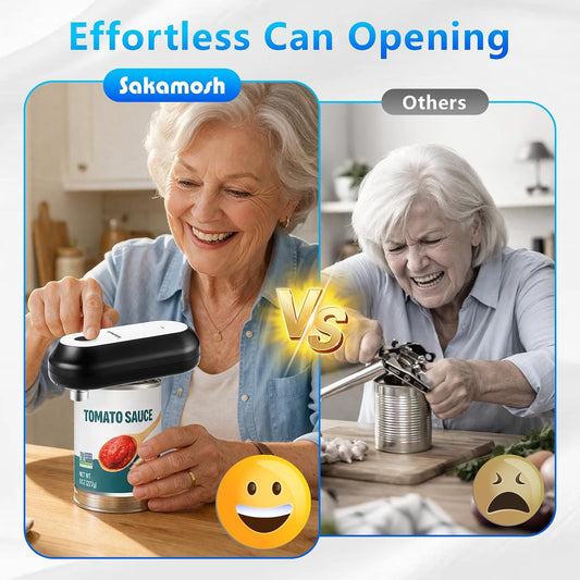 SAKAMOSH One-Touch Auto Stop Electric Can Opener