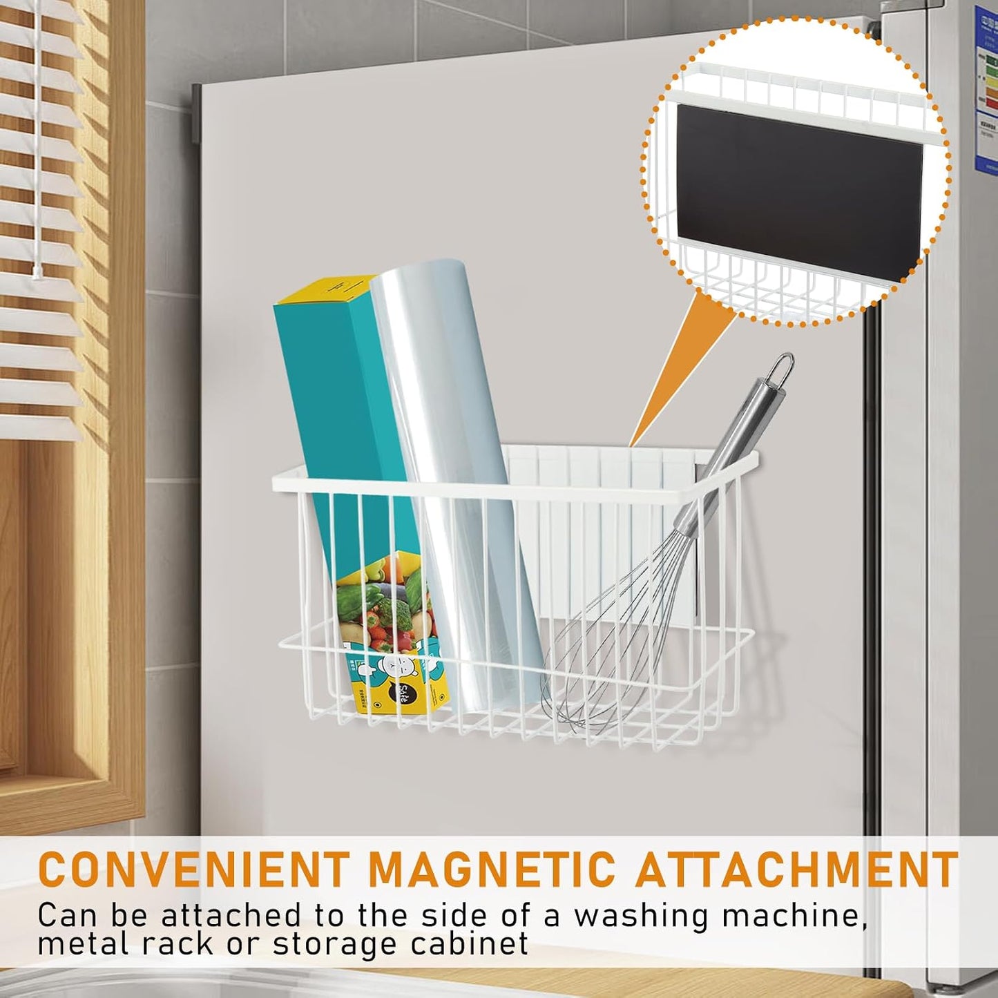 Magnetic Dryer Ball Holder for Laundry Room Dryer Ball Organization, Magnetic Lint Bin for Laundry Room Wool Dryer Ball Organizer, Iron Dryer Ball Container for Laundry Room Storage（Black）