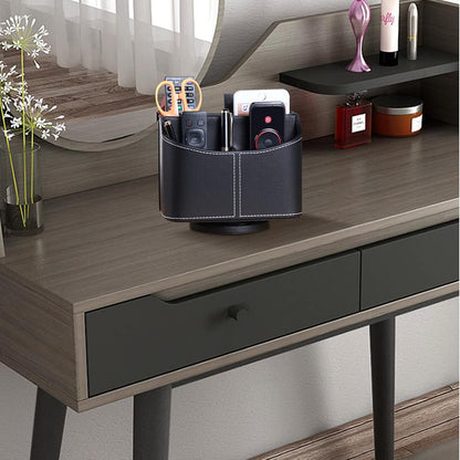 360° Rotatable Remote Control Holder,TV Remote Caddy for Nightstand Table