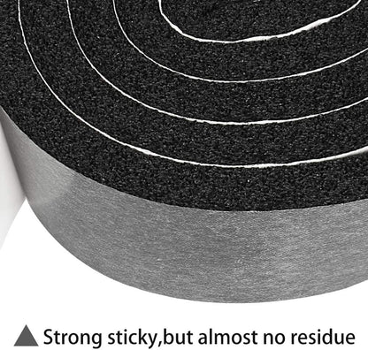 2 Rolls Foam Seal Tape for Door Window Insulation, Soundproof and Shockproof Foam Adhensive Strip, 3/8" Wx3/16 T Single Sided Foam Tape, Cold Air and Draft Closed Cell Seal Strip,Total 32FT