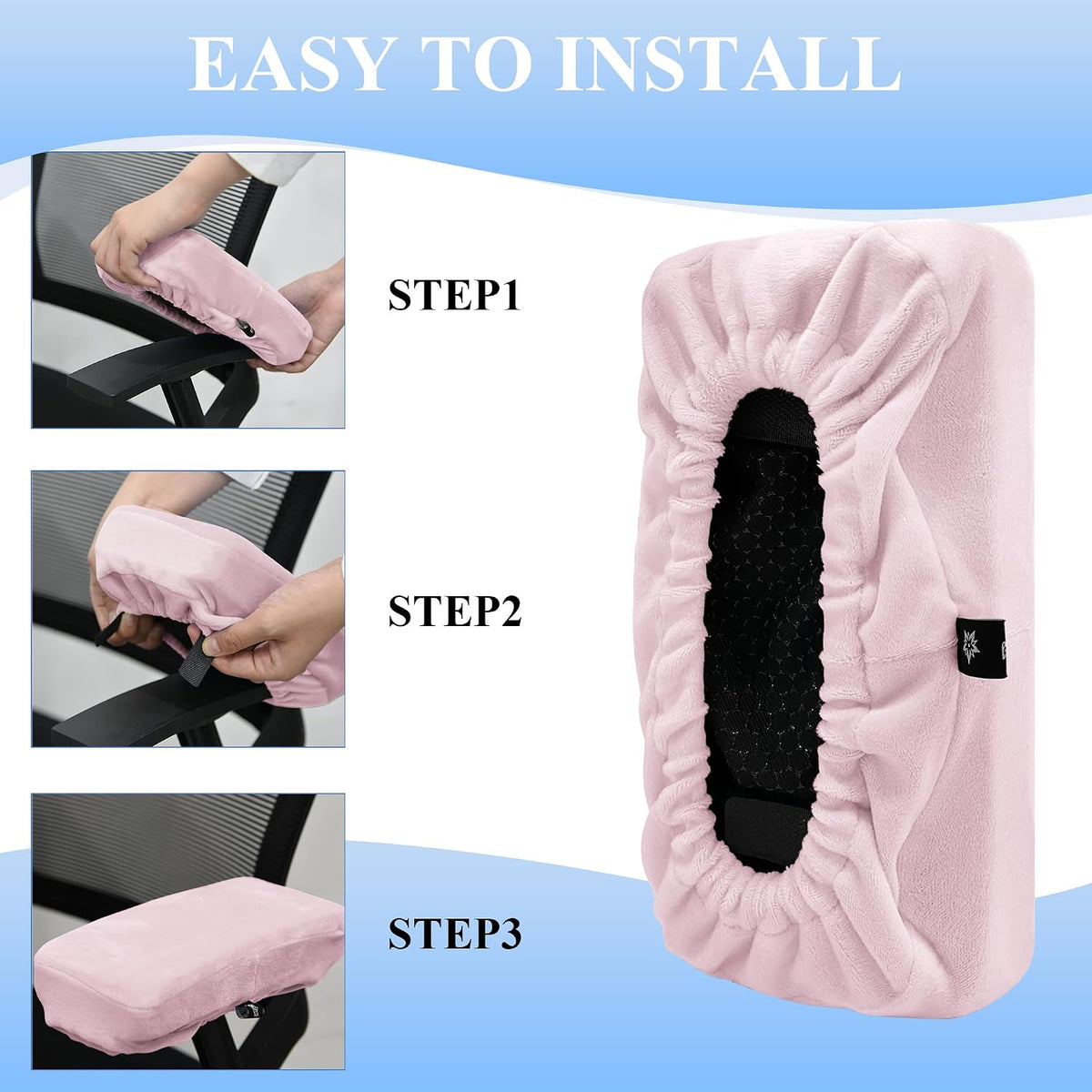 SPRING SEAON Office Chair Arm Pads Desk Chair Arm Covers Soft Elbow Cushion