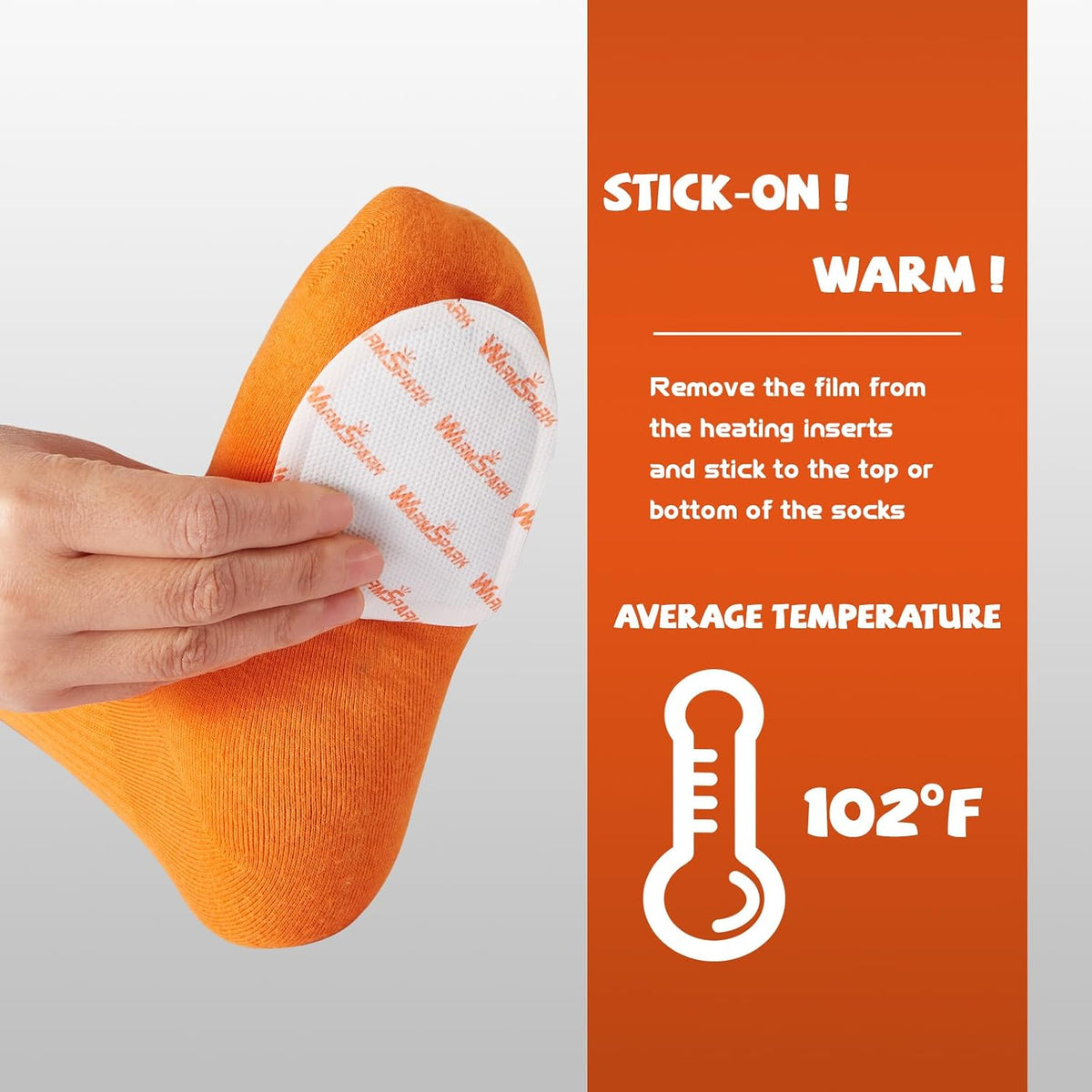 Toes Warmer - 80 Count - Up to 10 Hours of Heat Foot, Air Activated, Feet Warmers Disposable