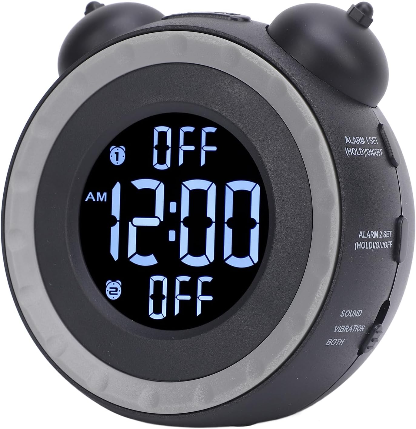 Ymiko Alarm Clock with Bed Shaker Volume Vibrating Bed Shaking Alarm Clock for Sleepers Deaf Hard of Hearing