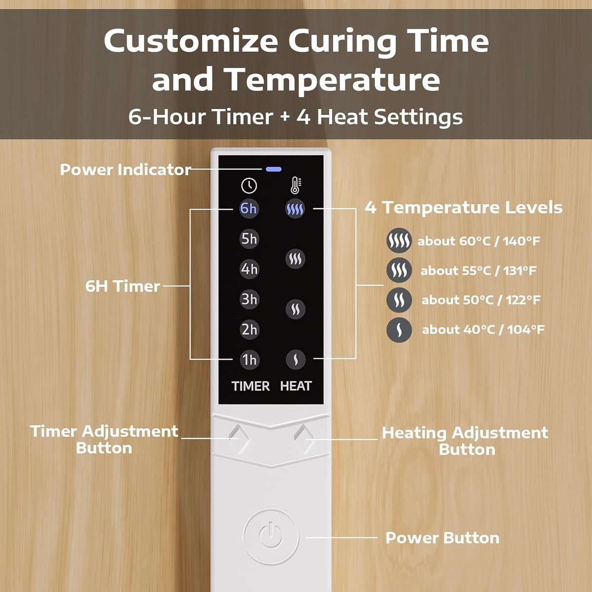 OFFNOVA Resin Heating Mat & Leveling Table, 2-in-1 Resin Tools for Epoxy Resin, Resin Curing Machine for Resin Molds, Undeformed Resin Dryer with Smart Timer & Temperature Control, Silicone Mat