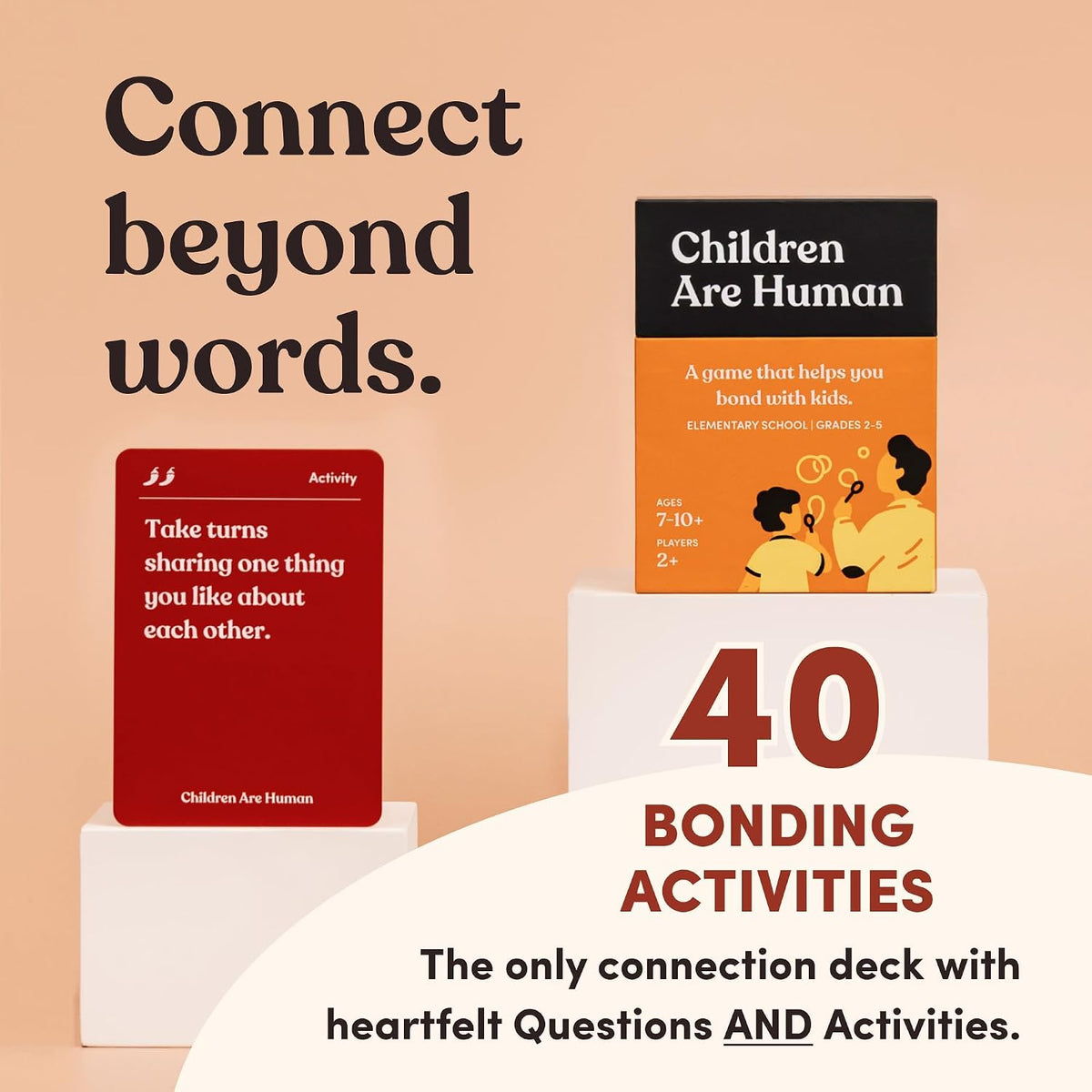 Friends are Human Conversation Cards for Friendship and Bonding, 140 Cards