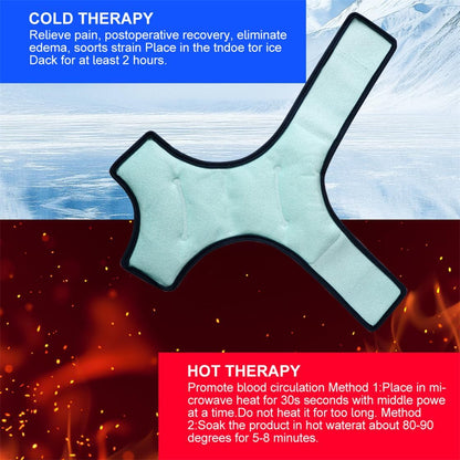 Ankle Ice Pack Wrap Reusable Gel Packs Ankle Brace Ice Pack Hot Cold Therapy Compression for Sprain Swelling Ankles Achilles Tendonitis Plantar Fasciitis Pain Relief
