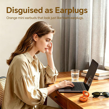 Smallest Invisible Mini Earbuds Wireless Bluetooth Low Profile Micro Tiny | Discreet Hidden Earbuds for Work, Small Headphones, Invisible Sleep Wireless Earphone IPX5 Waterproof for Small Ear Canals