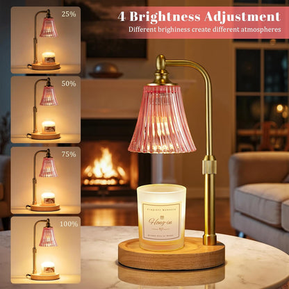 Hong-in Candle Warmer Lamp with Timer,Birthday Gifts for Women Mom Sister