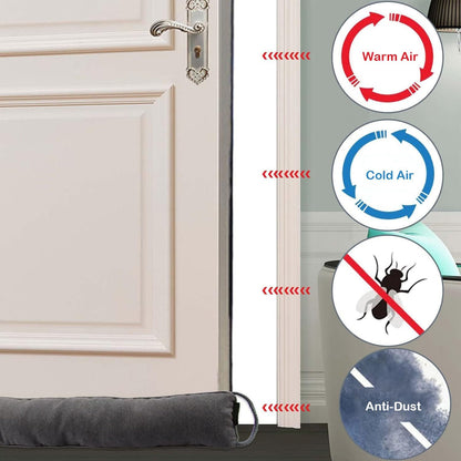 1Pack 36inch Heavy Duty Door Draft Stopper for Bottom of Door, Under Door Draft Blocker (Glass Beads Filling)