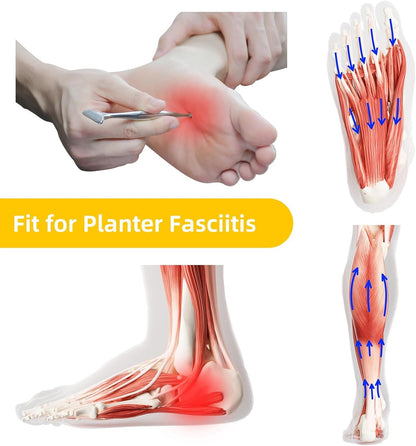 NHO 2-in-1 Acupuncture Pen,Fascia Blaster for Pain Relief, Stainless Steel Gua Sha Scraper & Acupressure Massage Pen, Dual-Ended Fascia Release Tool for Muscle, Neck, Face, Plantar Fasciitis Relief