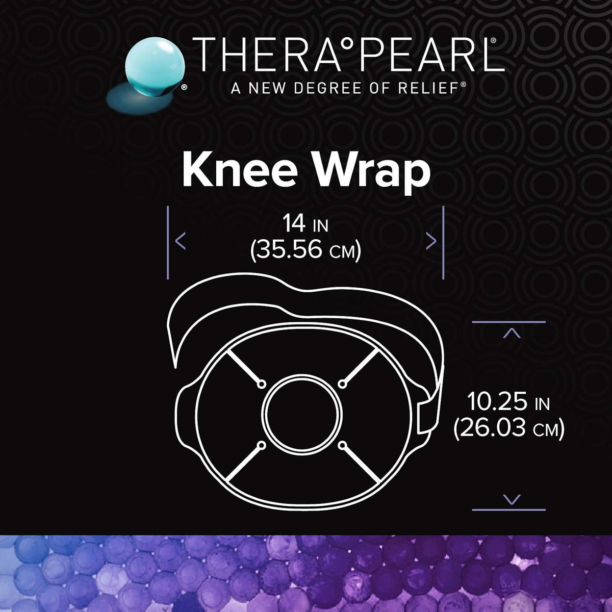 TheraPearl Color Changing Hot Cold Pack for Knee, Reusable Knee Wrap with Strap & Gel Beads, Best Ice Bag for Swelling, ACL & MCL Surgery, Sports Injuries, Non Toxic Flexible Hot & Cold Compress