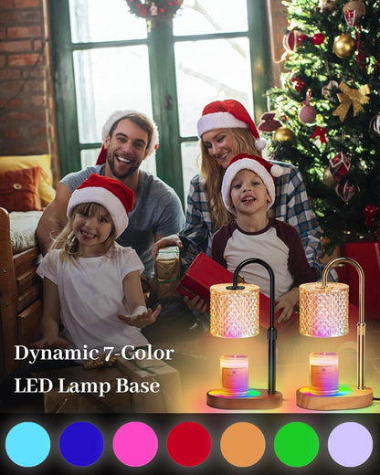 Candle Warmer Lamp with Timer Dimmer Adjustable Height for New Home Decor, Birthday Gifts for Women,Candle Warmer for Women Mom Christmas Mother's Day Gfit