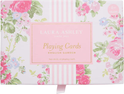Laura Ashley Pretty Pattern Matching Game – 52 Floral Memory Cards in Decorative Gift Box – Classic Matching Game – Cognitive Brain Training & Family Fun | Classic Concentration Play with Elegant Botanical Artwork, Cognitive Brain Training and Family Fun