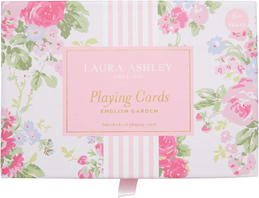 Laura Ashley Pretty Pattern Matching Game – 52 Floral Memory Cards in Decorative Gift Box – Classic Matching Game – Cognitive Brain Training & Family Fun | Classic Concentration Play with Elegant Botanical Artwork, Cognitive Brain Training and Family Fun