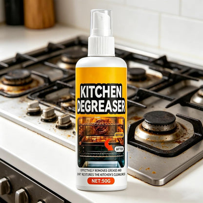 Greasekiller Spray, Kitchen Degreaser, Greasekiller BBQ Spray,Grease KillerSpray Grill Cleaner,Grill Degreaser For Outdoor Grill, (2PCS*120ML)