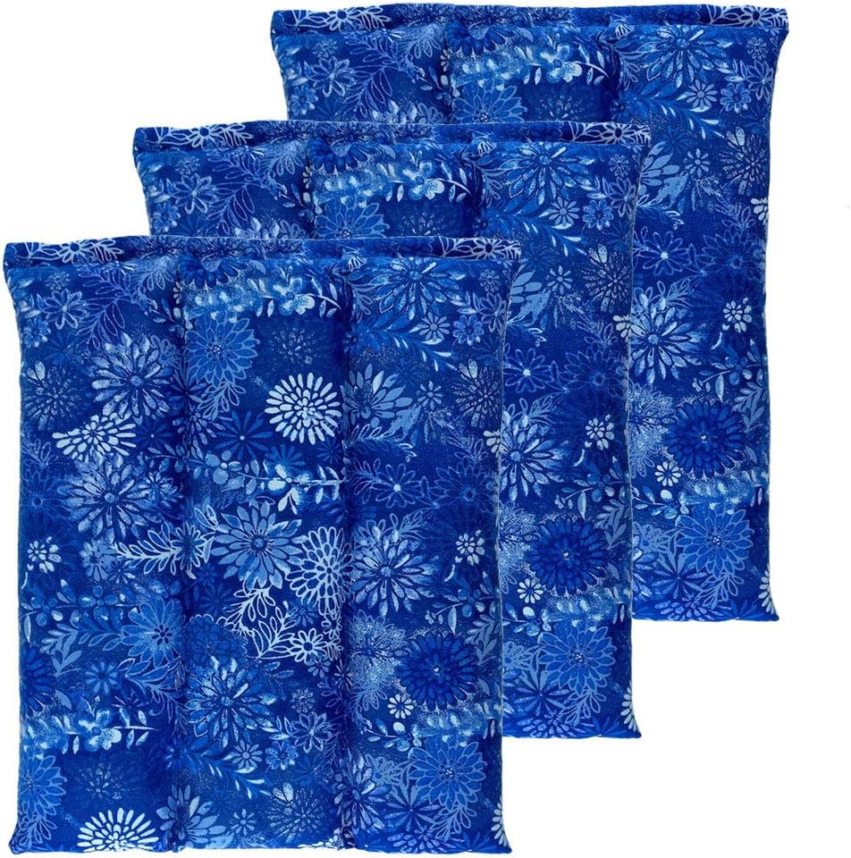 Nature Creation Microwaveable Herbal Heating Pad for Lumbar - Soothing Hot & Cold Therapy Pack for Lower Back- Soothing Relaxation, Warmth and Comfort - Happy Hearts