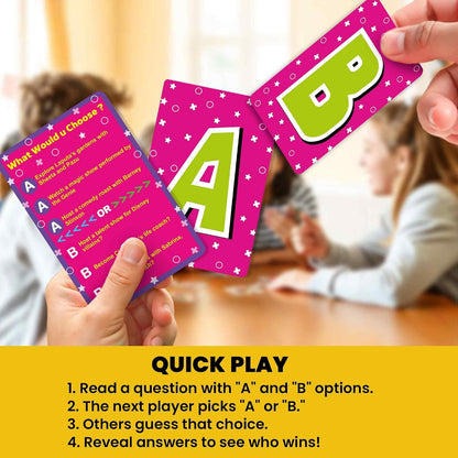 Travel Card Game for Teens, Kids, Adults - Party Games for Family Nights