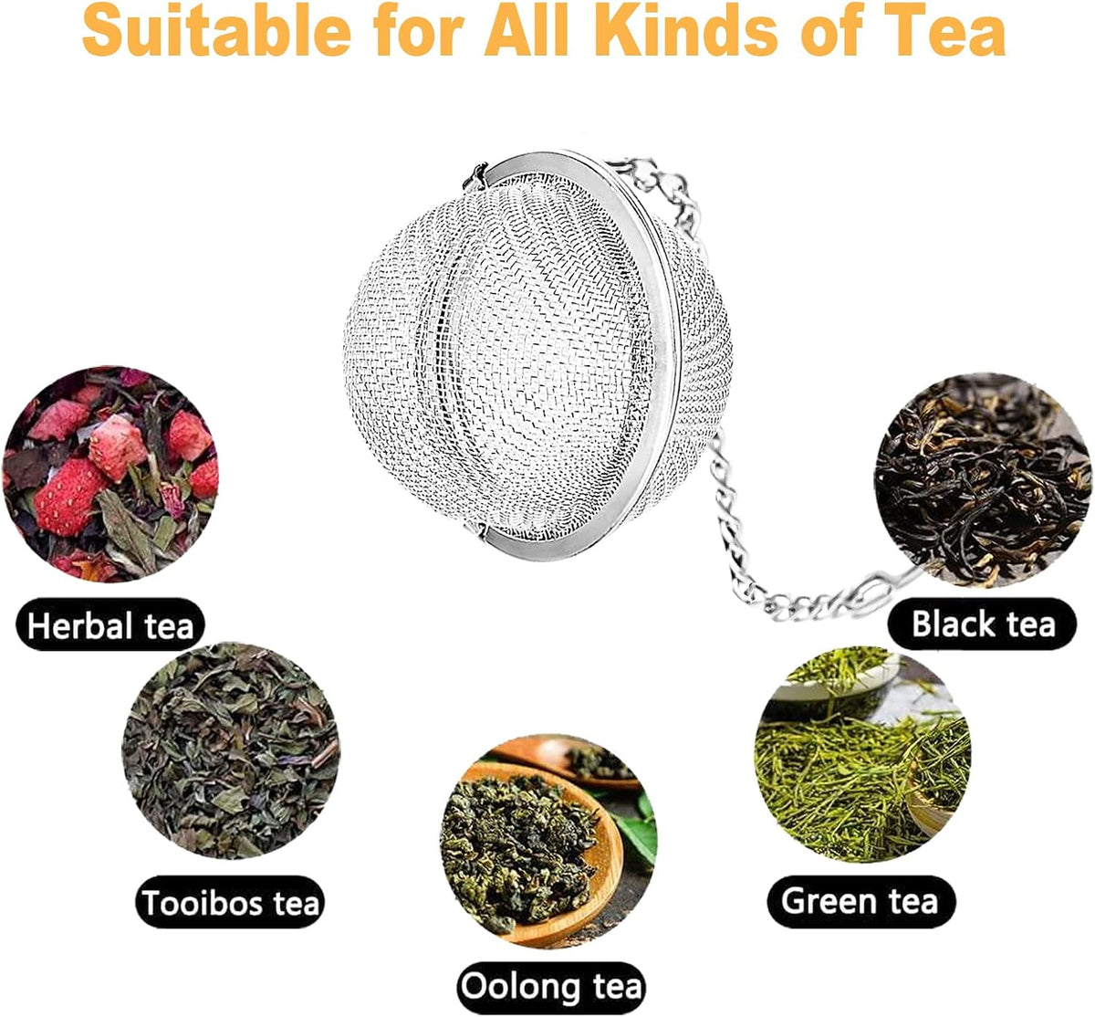 TeaSanavie 2 Pack Halloween Themed Tea Infuser - Gothic Loose Leaf Tea Steeper with Black Raven & Skull Butterfly Charm, 304 Stainless Steel, Perfect Spooky Tea Gift