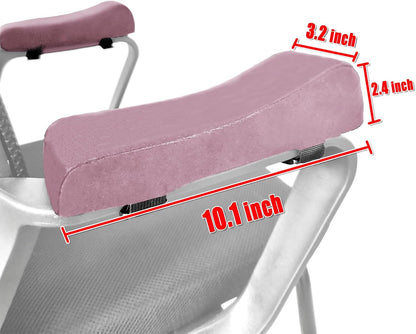 Office Chair Armrest Covers, Set of 2 Comfortable Armrest Elbow Pillow (2 Pink Armrest Pillow)