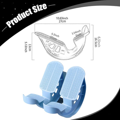 SM SunniMix 2 Pieces Foot Stretcher Rocker Calf Stretcher Ankle Stretcher Foot Rocker Board PP Material Non Slip Stable Design Suitable for, Blue