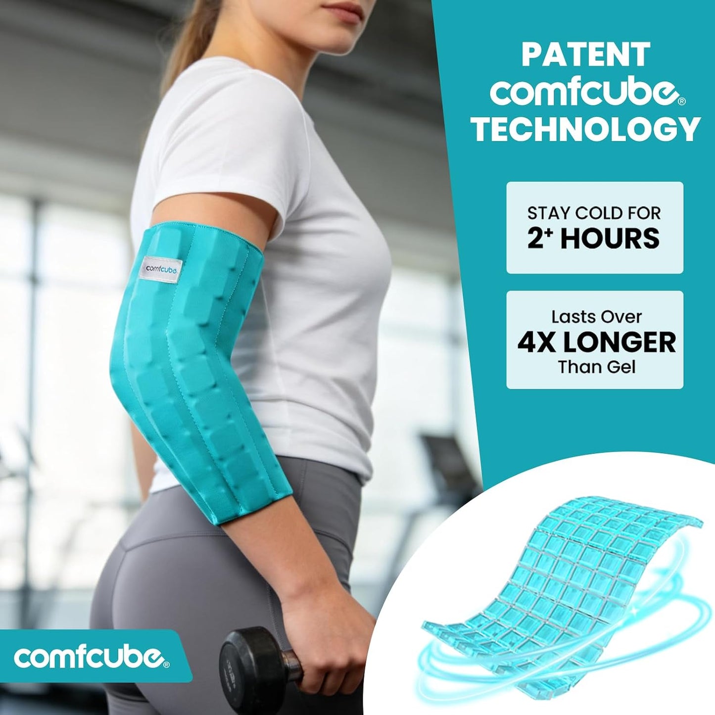 Neck Ice Pack Wrap for Cervical Pain, 2 Hours Long Lasting Cold | Ice Pack for Neck Shoulders Cooling, FSA Eligible, Flexible Cold Pack for Hot Weather, Hot Flashes, Surgery, Swelling