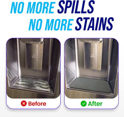 Refrigerator Drip Catcher for Water Tray (Rectangular) | Protects Water Spills, Absorbent Pad for Refrigerator Drip Tray, No More Water Stains
