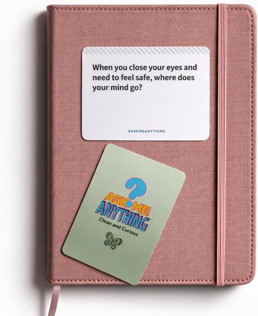 ASKMEANYTHING Recovery Pack Card Game - 100 Cards for Self-Improvement, Coping Skills, and Group Therapy