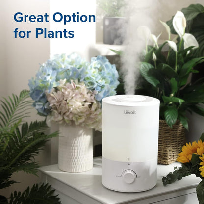Levoit Top Fill Humidifiers for Bedroom, 2.5L Tank for Large Room, 25dB
