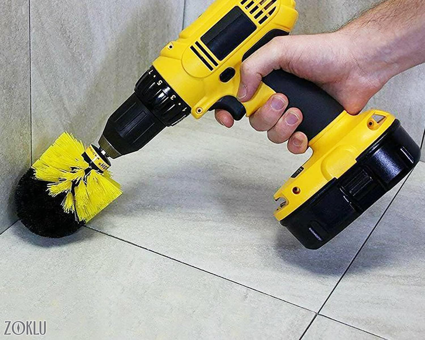 3 Pcs Drill Brush Attachments for Cleaning, Nylon 2/3.5/4 in Heads | Brush Attachment for Drill, 1/4 In Hex Shaft; Use on Car Detailing, Carpet, Wheels, Showers, Bathtubs, Tile, Grout & Floors