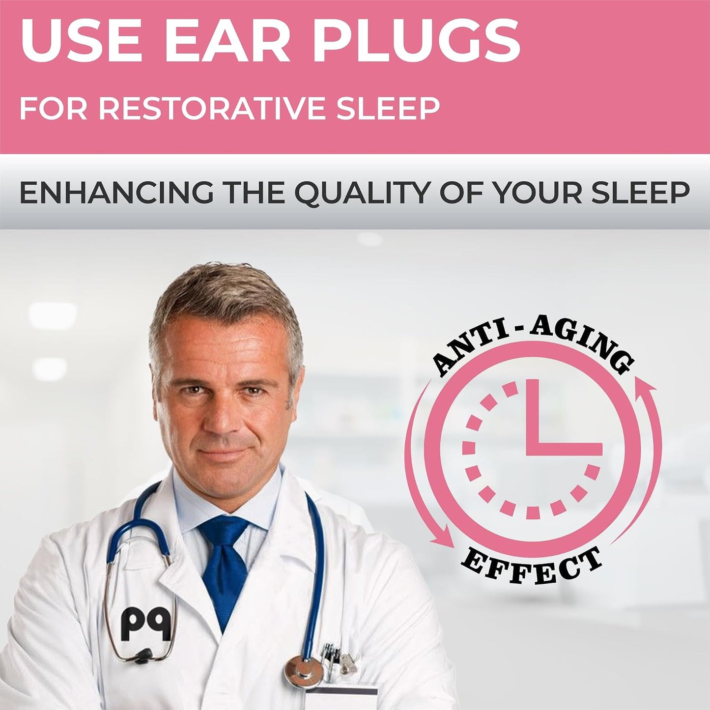 Peace&Quiet PQ Wax Ear Plugs for Sleeping, Swimming - 15 Soft Noise Cancelling Silicone Gel Wax Earplugs for Sleep and Swimmers, Ear Protection with Sound Blocking Level of 32 Db, (15-Pillows)