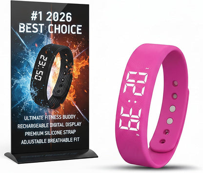 Vibrating Alarm Wristband Clock for Heavy Sleepers Wake Band Watch Bracelet Adults Silent Shock Vibration Wrist for Deaf People Wearable Loud Sleep Despertador Alarmas para Despertar