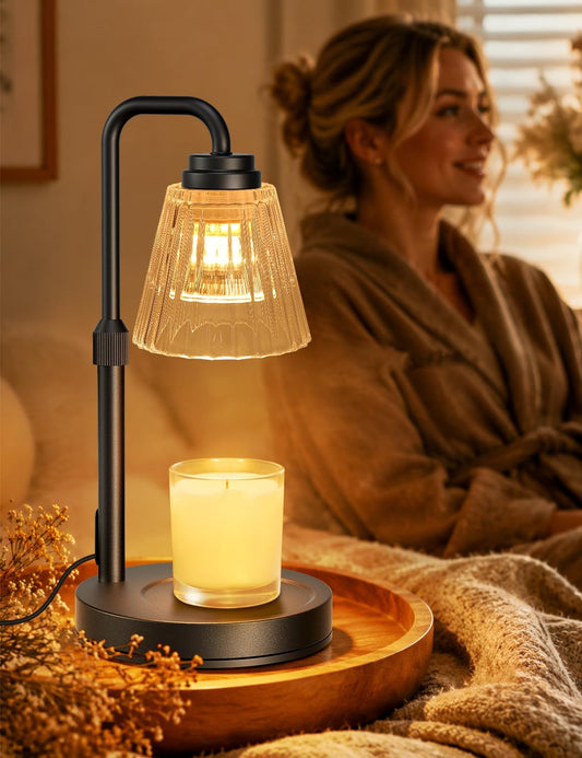 Candle Warmer Lamp with Timer Dimmable, Adjustable Lamp Candle Warmer, Birthday Gifts for Women Mom, Wax Warmer Lamp for Scented Jar, House Warming Gifts New Home Decor