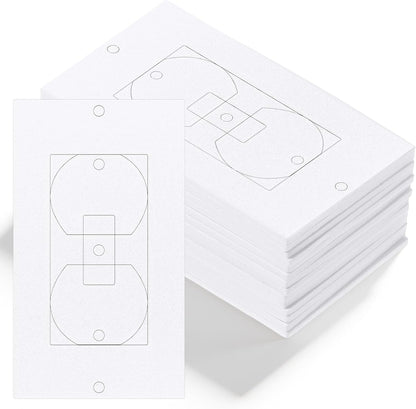 15 PCS Outlet Insulation Pads Foam Outlet Gaskets Electrical Outlet-Insulation and Draft Sealers Electrical Outlet-Insulators EVA Foam Gasket for Light Switch Wall Socket (2.36 X 4.1 Inch)