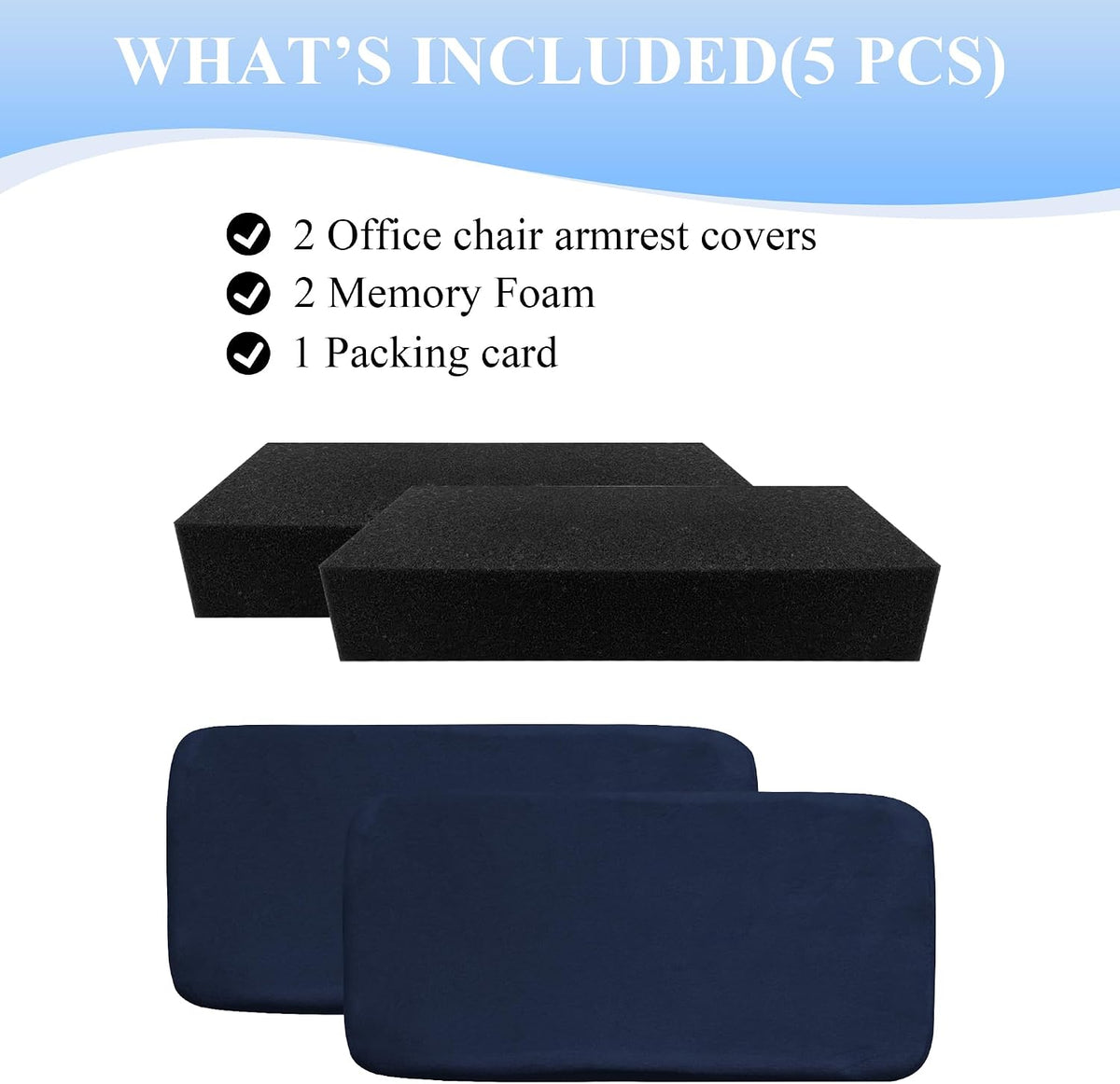 SPRING SEAON Office Chair Arm Pads Desk Chair Arm Covers Soft Elbow Cushion