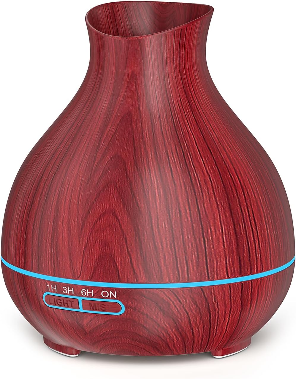 Aromatherapy Essential Oil Diffuser, 550ml Ultrasonic Fragrant Oil Large Room Humidifier, Diffusers for Home with Timer and Waterless Auto-Off, 7 Color LED Lights,Cool Mist Humidifiers