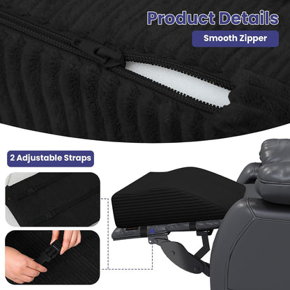 idee-home Recliner Leg Rest Cushion, Recliner Footrest Extender Pillow