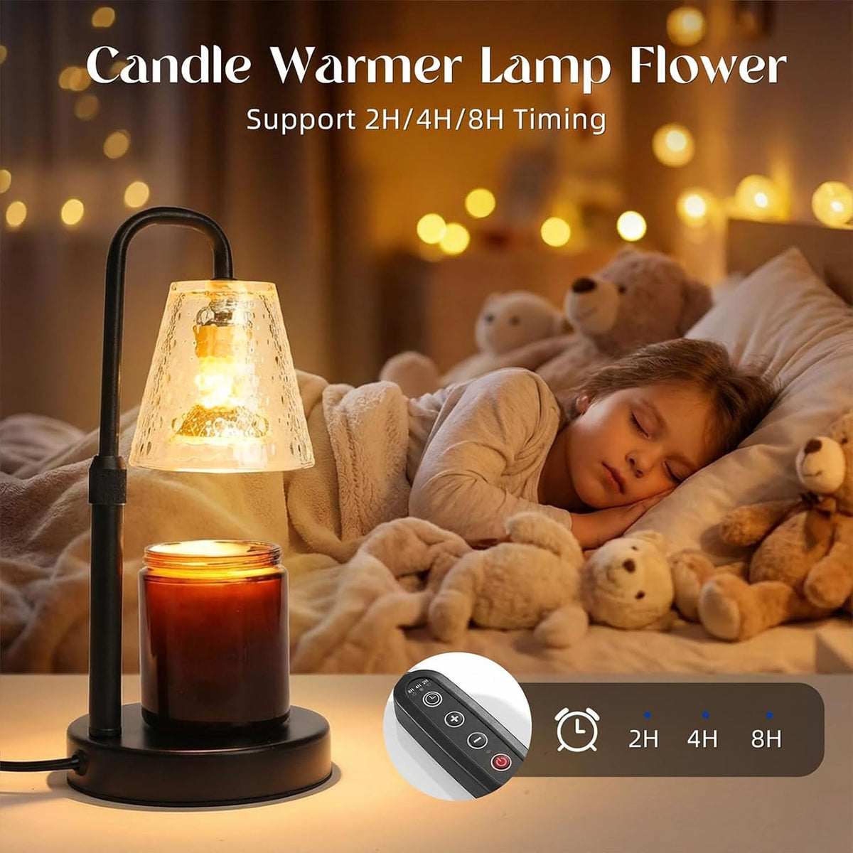 Glimra Candle Warmer Lamp, Candle Warmer Lamp with Timer, Dimmable