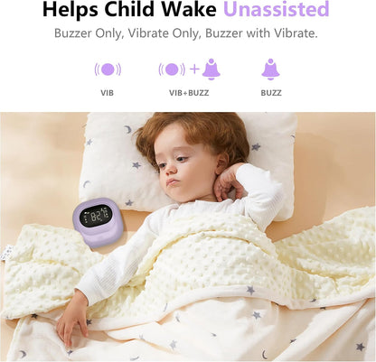 Vibrating Alarm Clock Rechargeable Battery Operated Cordless & Dual Alarms