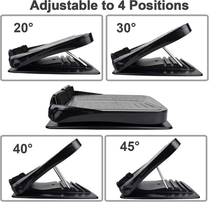 Slant Board, Calf Stretcher Ankle and Foot Incline Board for Stretching Tight Calves or Plantar Fasciitis Adjustable 4 Level (330 lb Capacity), Strength Training Equipment Leg Machines | Stretching Tight Calves or Plantar Fasciitis, Adjustable 4 Level,