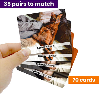 Menique Explore the World Memory Matching Game – Geography Game with 100 Photo Cards, 50 Countries, Flags & Landmarks – Travel Card Game with Educational Booklet, Ages 3+