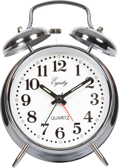 Equity 13014 Analog Twin Bell Alarm Clock