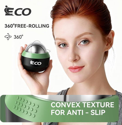 Massage Ice Roller Ball Cold & Heat Therapy Plantar Fasciitis Roller | Alleviating Shoulder, Arms, Back, Legs, Calves or Muscle Tension, Perfect for Workouts Relaxation