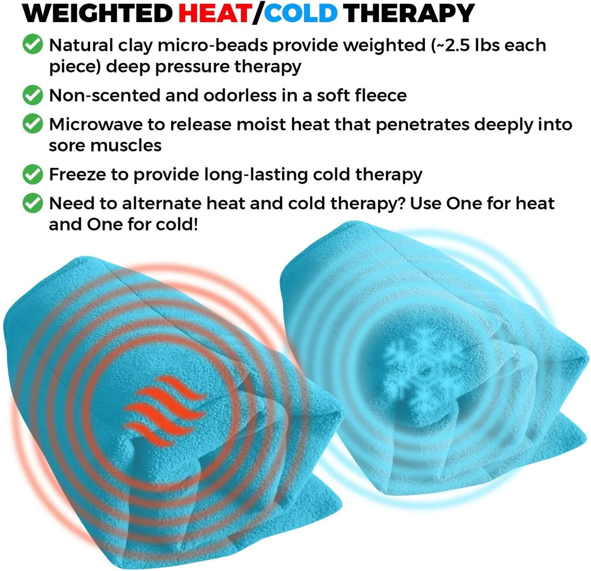 XL Microwavable Heating Pad with Cover Releases Moist Heat for Back Pain