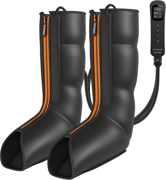 QUINEAR Air Compression Leg Massager for Circulation (no Heat)
