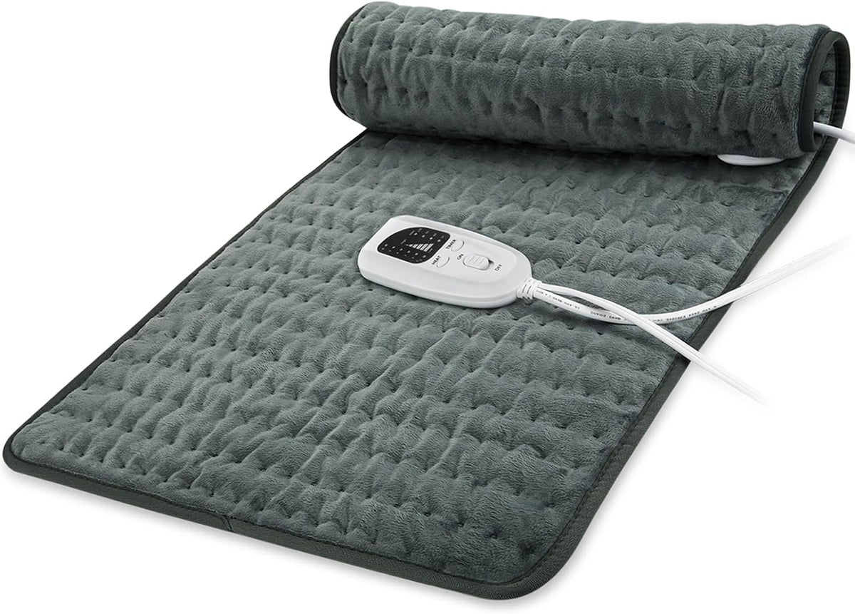 Electric Heating pad for Back Neck Shoulder Knee Arms Legs- Electric Heat Pads with 6 Heat Settings & Auto Shut Off Heat Heating Pad for Birthday Mother Father Girl Men Women