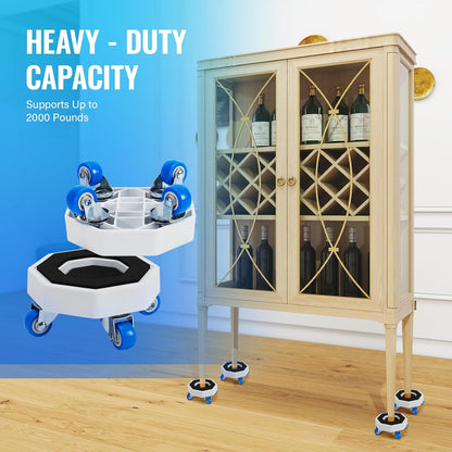 Furniture Sliders Appliance Rollers Furniture Mover with Wheels | Moving System with Roller Set Furniture Movers with Wheels Heavy Duty Appliance Roller Dolly for Couches appliance mover