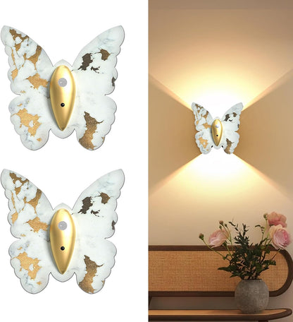 Eneru Motion Sensor Wall Sconce Set of 2, Rechargeable Wall Lights, Indoor