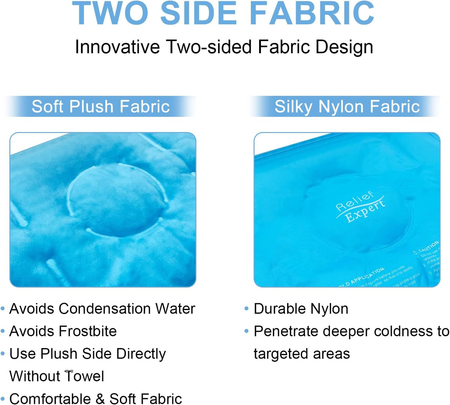 Relief Expert Knee Ice Pack Wrap Around Entire Knee, Large Ice Pack for Leg Soothing Discomfort, Reusable Ice Wraps with Cold Compress for Musclar Relaxation, Post-Workout Recovery,XL
