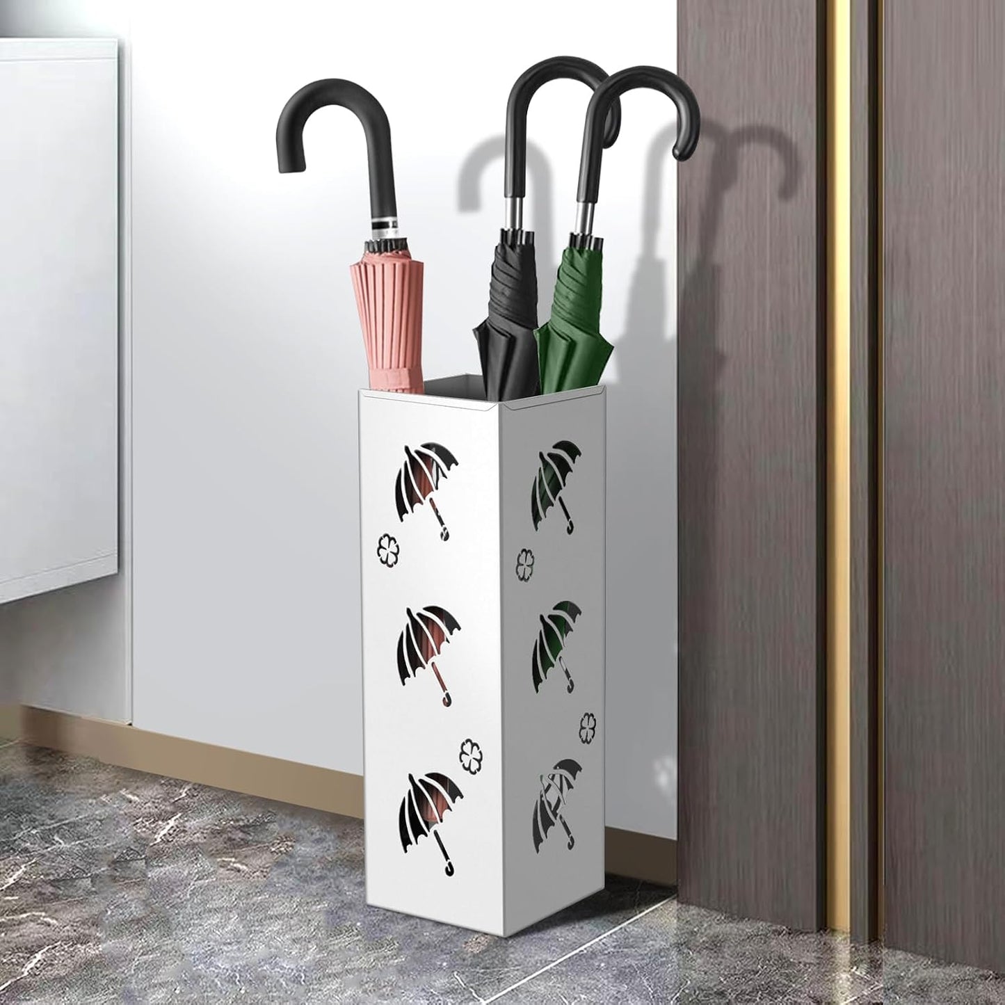 Umbrella holder for entryway | umbrella stands for entryway | Keep Your Floors Dry and Tidy with our Indoor Umbrella Stand | Stylish Umbrella Rack | Convenient Umbrella Storage Solution.