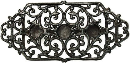 Sungmor Cast Iron Teapot Warmer - Rustic Design with Tealight Holder | Heavy Duty & Decorative Candle Holder Stands for Heat Food Coffee Milk or Tea
